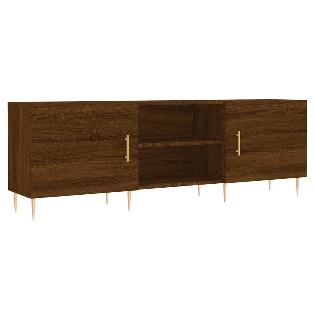 TV-Schrank Braun Eichen-Optik 150x30x50 cm Holzwerkstoff