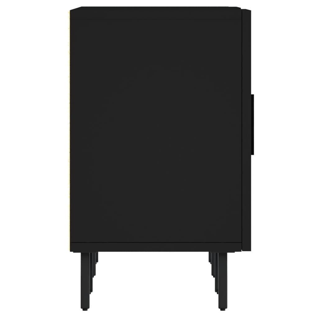 TV-Schrank Schwarz 150x30x50 cm Holzwerkstoff