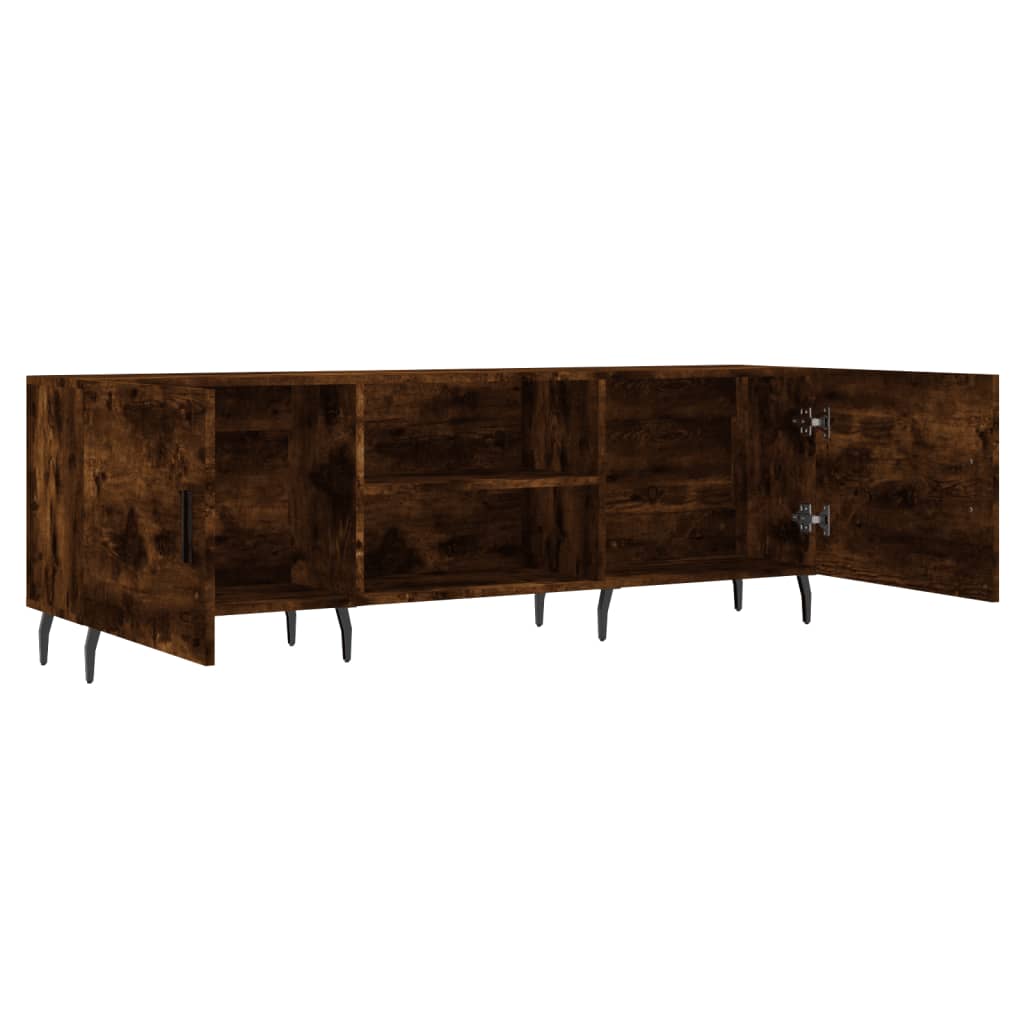 TV-Schrank Räuchereiche 150x30x50 cm Holzwerkstoff