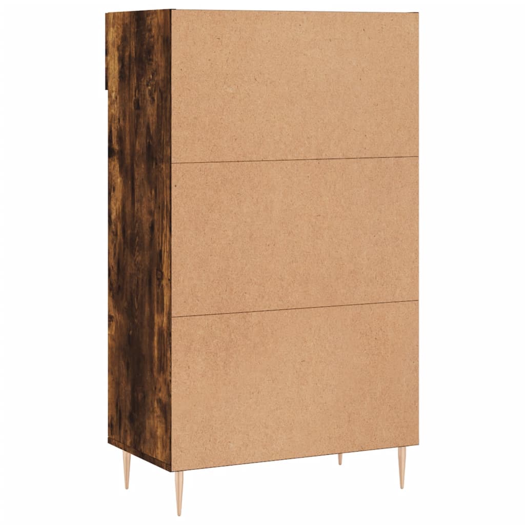 Schuhschrank Räuchereiche 60x35x105 cm Holzwerkstoff