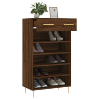 Thumbnail for Schuhschrank Braun Eichen-Optik 60x35x105 cm Holzwerkstoff