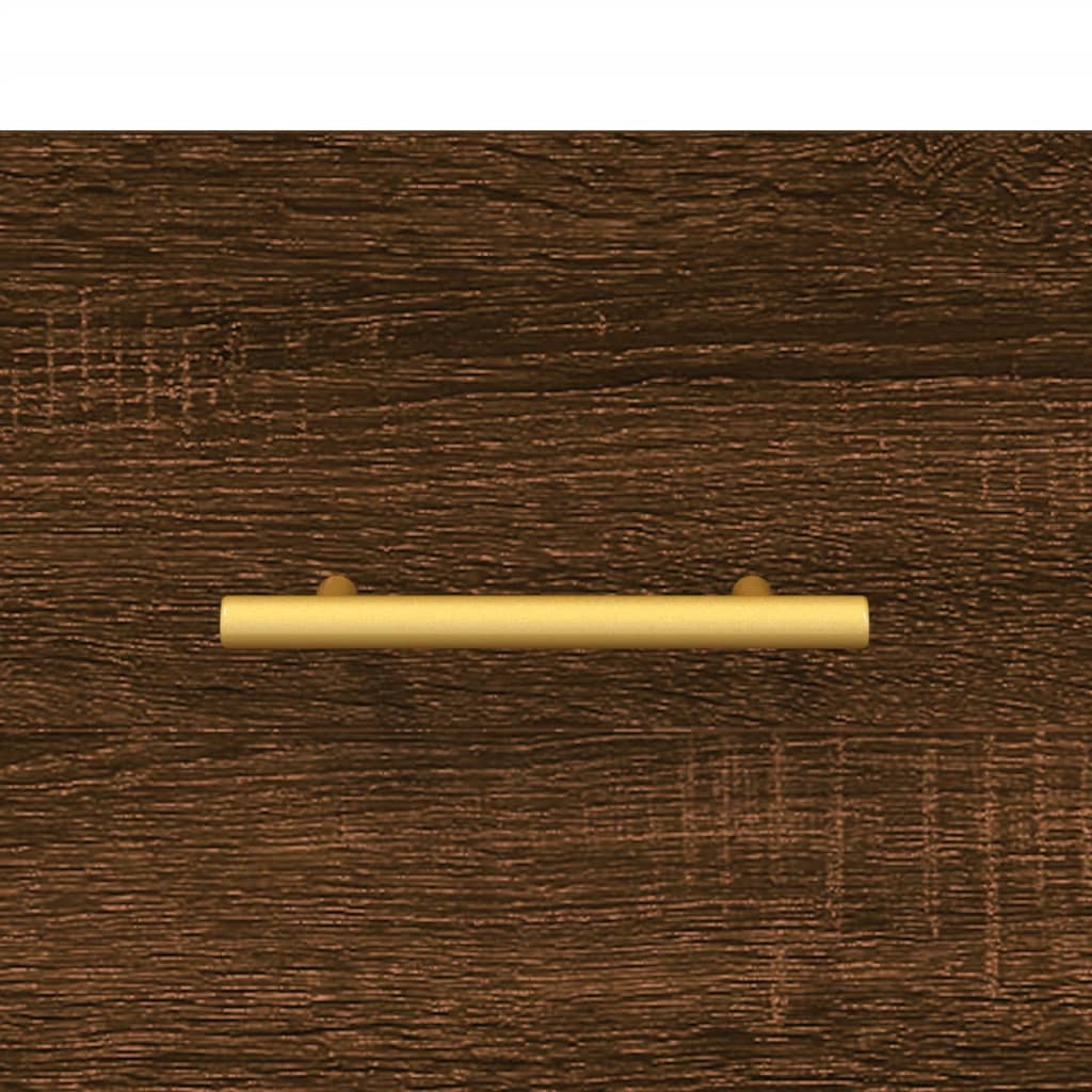 Schuhschrank Braun Eichen-Optik 60x35x105 cm Holzwerkstoff