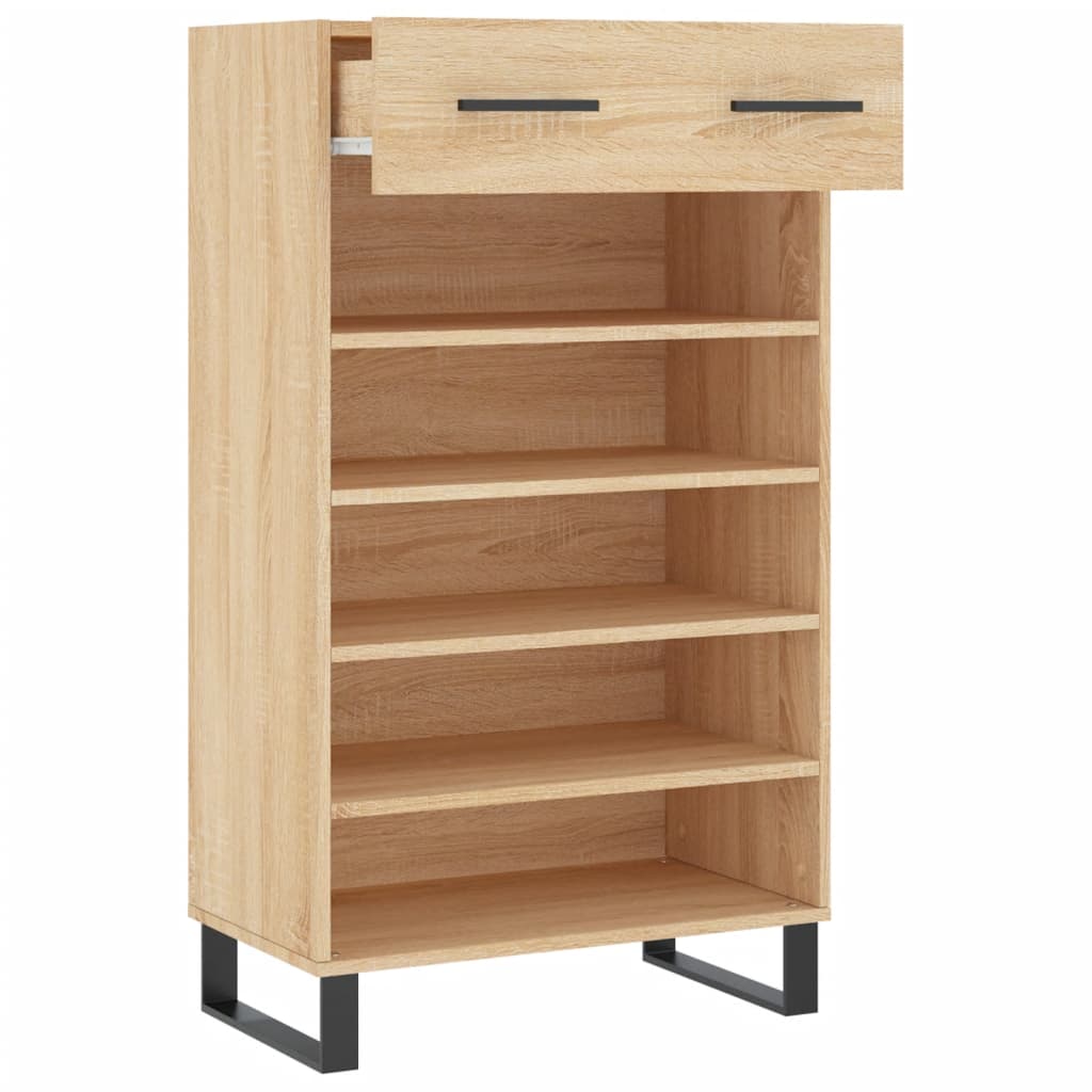 Schuhschrank Sonoma-Eiche 60x35x105 cm Holzwerkstoff