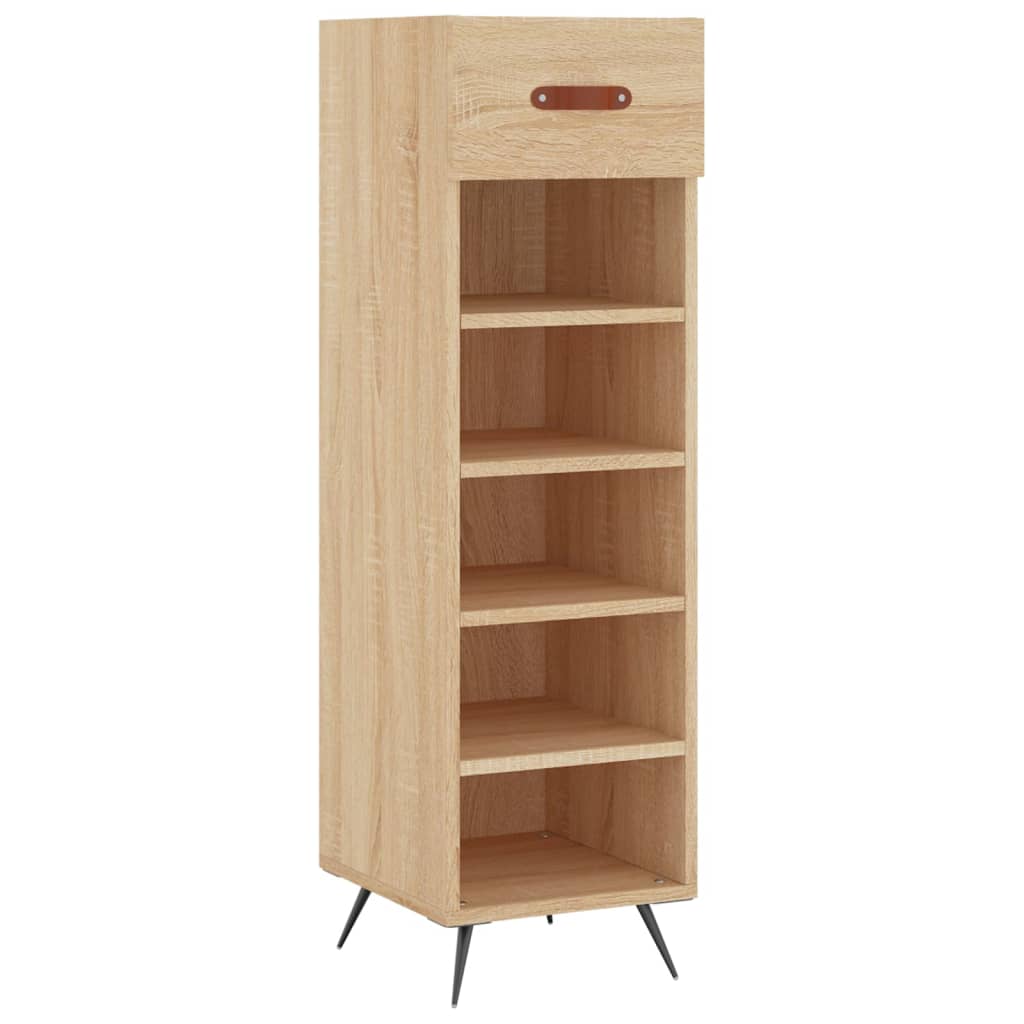 Schuhschrank Sonoma-Eiche 30x35x105 cm Holzwerkstoff