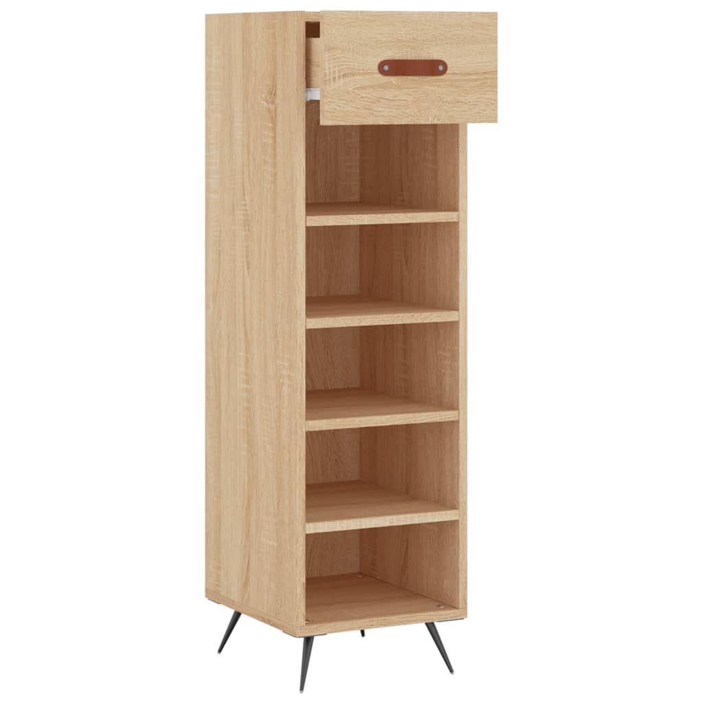 Schuhschrank Sonoma-Eiche 30x35x105 cm Holzwerkstoff