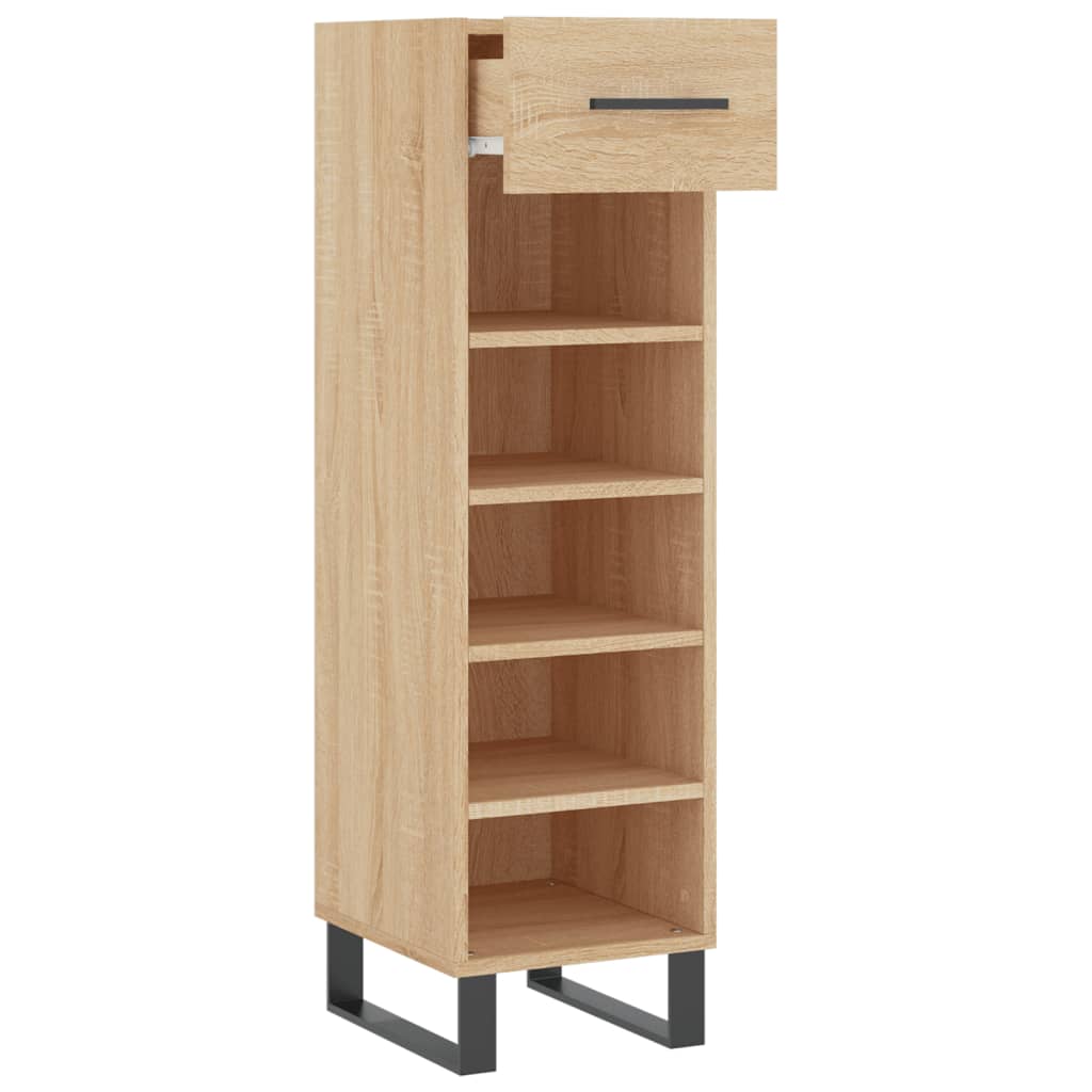 Schuhschrank Sonoma-Eiche 30x35x105 cm Holzwerkstoff
