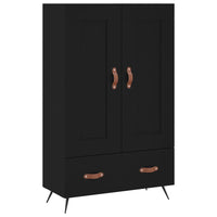 Thumbnail for Highboard Schwarz 69,5x31x115 cm Holzwerkstoff