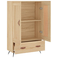 Thumbnail for Highboard Sonoma-Eiche 69,5x31x115 cm Holzwerkstoff