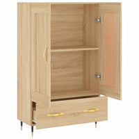 Thumbnail for Highboard Sonoma-Eiche 69,5x31x115 cm Holzwerkstoff