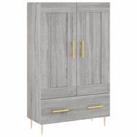 Thumbnail for Highboard Grau Sonoma 69,5x31x115 cm Holzwerkstoff