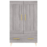 Thumbnail for Highboard Grau Sonoma 69,5x31x115 cm Holzwerkstoff