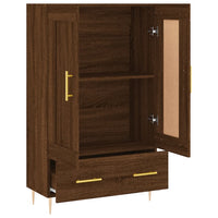 Thumbnail for Highboard Braun Eichen-Optik 69,5x31x115 cm Holzwerkstoff