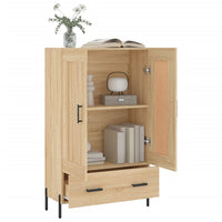 Thumbnail for Highboard Sonoma-Eiche 69,5x31x115 cm Holzwerkstoff