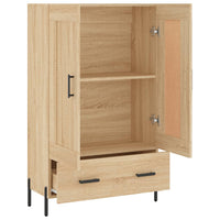 Thumbnail for Highboard Sonoma-Eiche 69,5x31x115 cm Holzwerkstoff