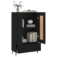 Thumbnail for Highboard Schwarz 69,5x31x115 cm Holzwerkstoff