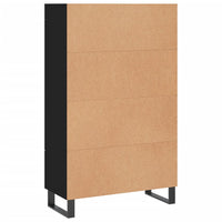 Thumbnail for Highboard Schwarz 69,5x31x115 cm Holzwerkstoff