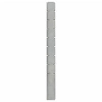 Thumbnail for Zaunpfosten 10 Stk. Silbern 220 cm Verzinkter Stahl