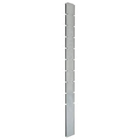 Thumbnail for Zaunpfosten 10 Stk. Silbern 240 cm Verzinkter Stahl