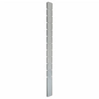 Thumbnail for Zaunpfosten 40 Stk. Silbern 280 cm Verzinkter Stahl