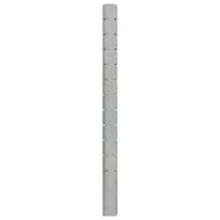 Thumbnail for Zaunpfosten 40 Stk. Silbern 280 cm Verzinkter Stahl