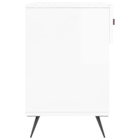 Thumbnail for Schuhbank Hochglanz-Weiß 102x35x55 cm Holzwerkstoff