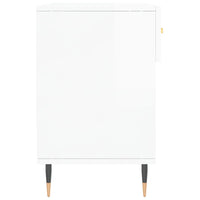 Thumbnail for Schuhbank Hochglanz-Weiß 102x35x55 cm Holzwerkstoff