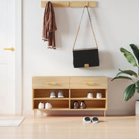 Thumbnail for Schuhbank Sonoma-Eiche 102x35x55 cm Holzwerkstoff