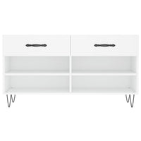 Thumbnail for Schuhbank Weiß 102x35x55 cm Holzwerkstoff