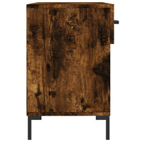 Thumbnail for Schuhbank Räuchereiche 102x35x55 cm Holzwerkstoff