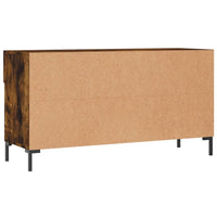 Thumbnail for Schuhbank Räuchereiche 102x35x55 cm Holzwerkstoff