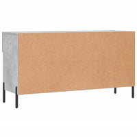 Thumbnail for Schuhbank Betongrau 102x35x55 cm Holzwerkstoff