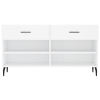 Thumbnail for Schuhbank Weiß 102x35x55 cm Holzwerkstoff