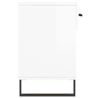 Thumbnail for Schuhbank Hochglanz-Weiß 102x35x55 cm Holzwerkstoff