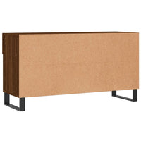 Thumbnail for Schuhbank Braun Eichen-Optik 102x35x55 cm Holzwerkstoff