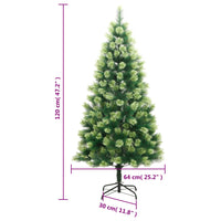 Thumbnail for Künstlicher Weihnachtsbaum Klappbar mit Ständer 120 cm
