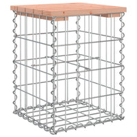 Thumbnail for Gartenbank aus Gabionen 33x31x42 cm Massivholz Douglasie