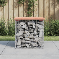 Thumbnail for Gartenbank aus Gabionen 43x44x42 cm Massivholz Douglasie