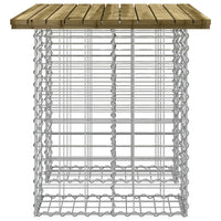 Thumbnail for Gartenbank aus Gabionen 100x70x72 cm Kiefernholz Imprägniert
