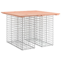 Thumbnail for Gartenbank aus Gabionen 100x102x72 cm Massivholz Douglasie