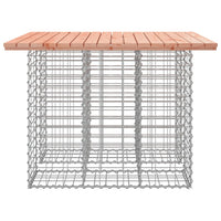 Thumbnail for Gartenbank aus Gabionen 100x102x72 cm Massivholz Douglasie