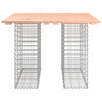 Thumbnail for Gartenbank aus Gabionen 100x102x72 cm Massivholz Douglasie