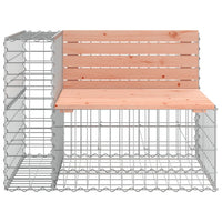 Thumbnail for Gartenbank aus Gabionen 184x71x65,5 cm Massivholz Douglasie