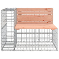 Thumbnail for Gartenbank aus Gabionen 287x71x65,5 cm Massivholz Douglasie