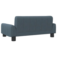 Thumbnail for Kindersofa Dunkelgrau 70x45x30 cm Stoff