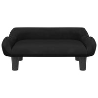 Thumbnail for Kindersofa Schwarz 70x40x24 cm Samt