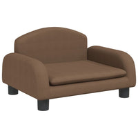 Thumbnail for Kindersofa Braun 50x40x30 cm Stoff