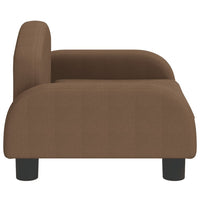 Thumbnail for Kindersofa Braun 50x40x30 cm Stoff