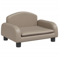 Thumbnail for Kindersofa Cappuccino-Braun 50x40x30 cm Kunstleder