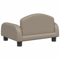 Thumbnail for Kindersofa Cappuccino-Braun 50x40x30 cm Kunstleder