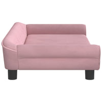 Thumbnail for Kindersofa Rosa 100x50x26 cm Samt